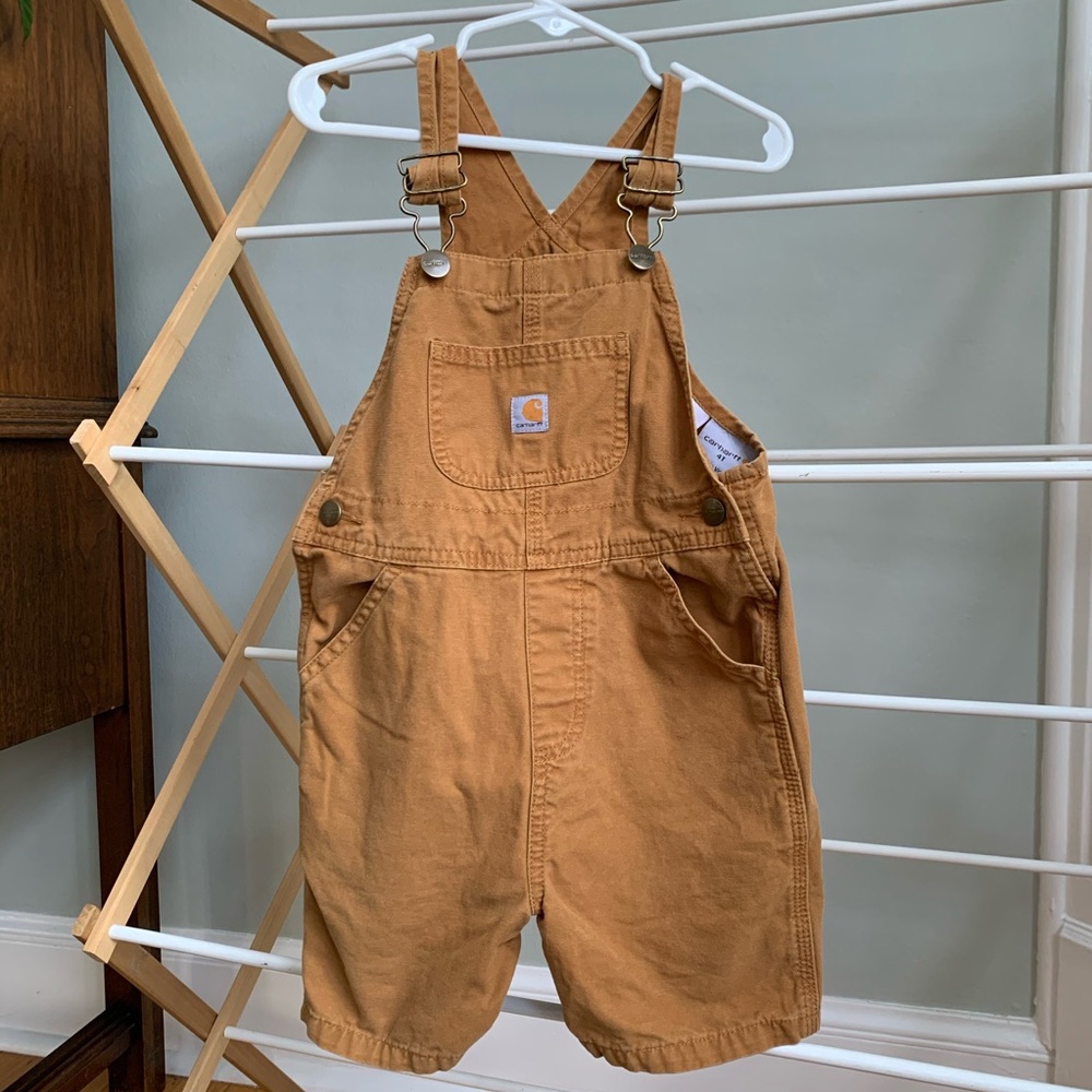 Carhartt Bib Shortall Overall Shorts 4T
